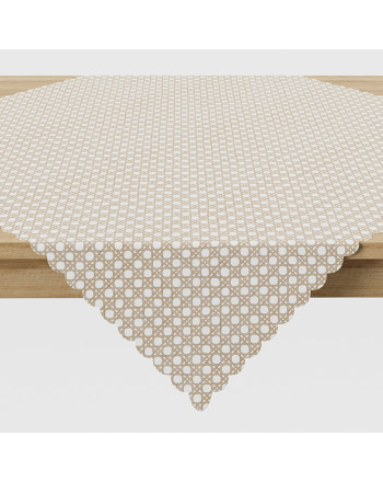 Brązowa serweta wodoodporna, rozmiar 79x79cm