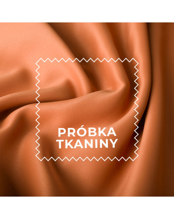 Próbka tkaniny DONA typu blackout kolor 035 pomarańczowy