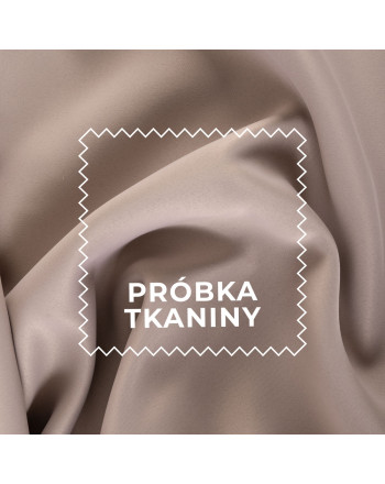 Próbka tkaniny DONA typu blackout kolor 212 ciemny chłodny beżowy