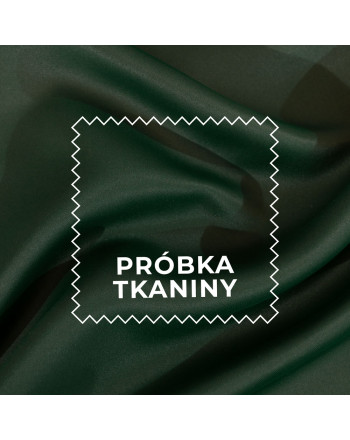 Próbka tkaniny DONA typu blackout kolor 223 zielony butelkowy