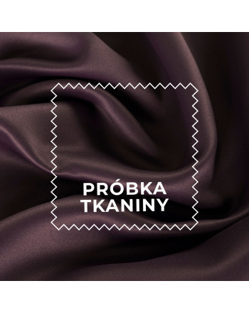 Próbka tkaniny DONA typu blackout kolor 226 śliwkowy fioletowy