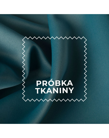 Próbka tkaniny zaciemniającej 85% TD0015 typu blackout, kolor 228 petrol