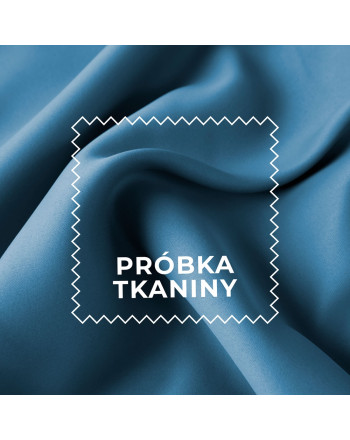 Próbka tkaniny DONA typu blackout kolor 297 niebieski