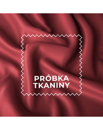 Próbka tkaniny zaciemniającej 85% TD0015 typu blackout, kolor 837 jasny czerwony