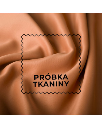 Próbka tkaniny DONA typu blackout kolor 841 ciemny pomarańczowy
