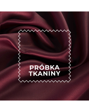 Próbka tkaniny DONA typu blackout kolor 845 bordowy