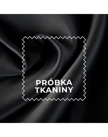 Próbka tkaniny zaciemniającej 85% TD0015 typu blackout, kolor 846 czarny