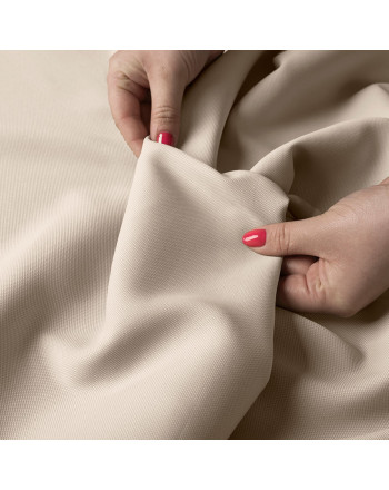 Miękka tkanina wodoodporna na metry, wysokość 300 cm, kolor beżowy