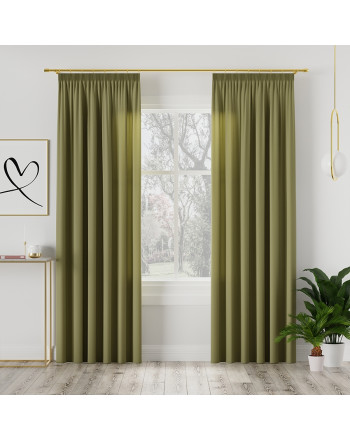 Miękka tkanina wodoodporna na metry, wysokość 300 cm, kolor oliwkowy