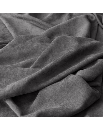 Materiał na zasłony, kolor ciemny szary, wysokość 300 cm, Ada - sprzedawany na metry