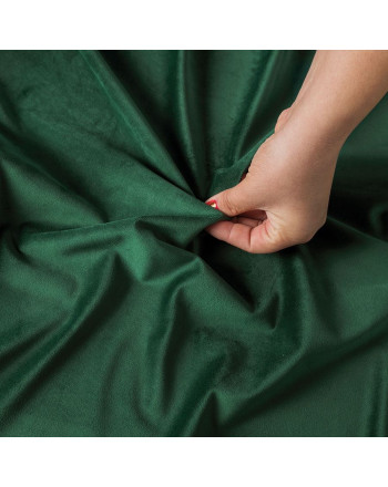 PREMIUM ALLURE Ekskluzywna tkanina zasłonowa na metry Velvet, wysokość 300 cm, kolor butelkowy zielony