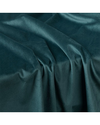 Welwetowy materiał na zasłony, kolor ciemny turkus, petrol, wysokość 300 cm, Velvi - sprzedawany na metry