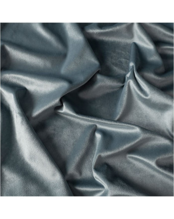 Welwetowy materiał na zasłony w kolorze niebieskim, wysokość 300 cm, Velvi - sprzedawana na metry