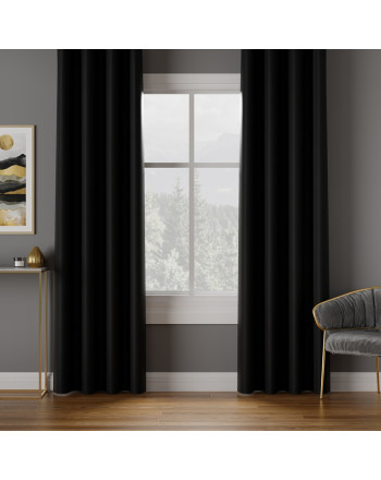 Zasłona zaciemniająca na tunelu kolor czarny Dona 