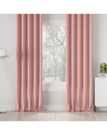 Nowoczesna zasłona Milas na tunelu odcienie różowego