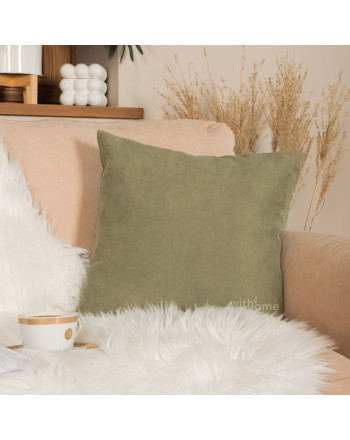 Szarozielona poszewka na poduszkę Milas