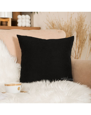 Czarna poszewka na poduszkę Milas