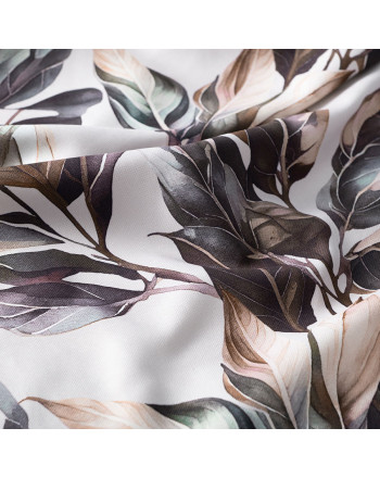 Tkanina zasłonowa welurowa, kolor beżowo-zielony, szerokość 150 cm, Samanta - sprzedawana  na metry