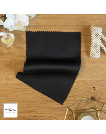 Próbka tkaniny Dona kolor czarny  