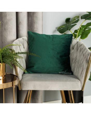 Poszewka welwetowa kolor butelkowa zieleń Velvi, kilka rozmiarów