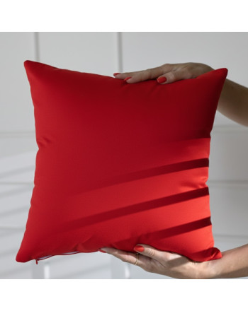 Poszewka welwetowa w kolorze czerwonym Velvi