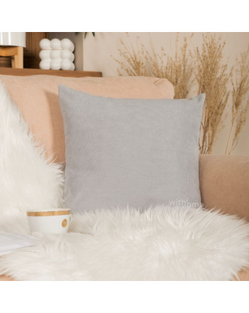 Pastelowo-szara poszewka na poduszkę Milas