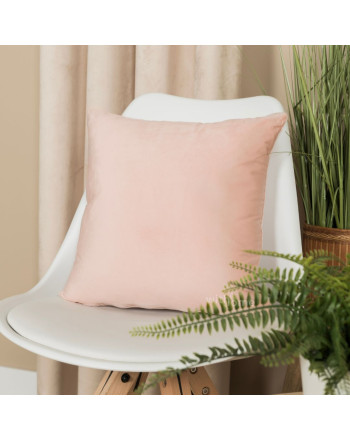 Poszewka welwetowa kolor pudrowy róż Velvi