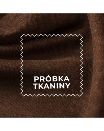 Próbka tkaniny Milas kolor 012 ciemny brąz