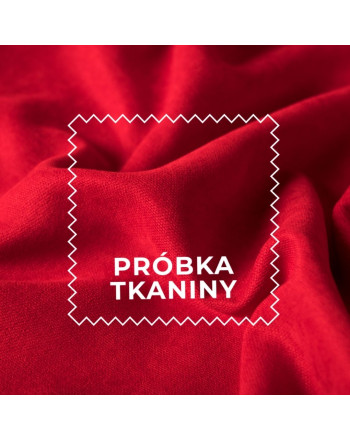 Próbka tkaniny Milas kolor 024 czerwony