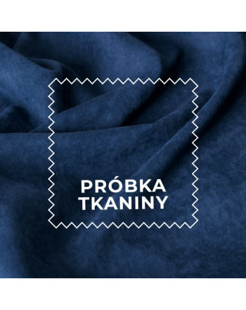 Próbka tkaniny Milas kolor 037 ciemny niebieski