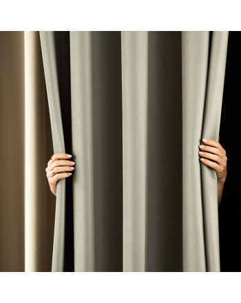 Welwet Zasłonowy Szarozielony 320 cm | Premium 360 g/m² – Withome.pl