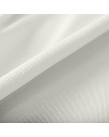 Welurowy materiał na zasłony, kolor ecru, wysokość 300 cm, Milas - sprzedawana na metry