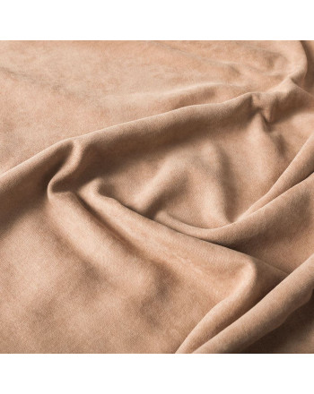 Welurowy materiał na zasłony, kolor kawowy, wysokość 300 cm, Milas - sprzedawany na metry