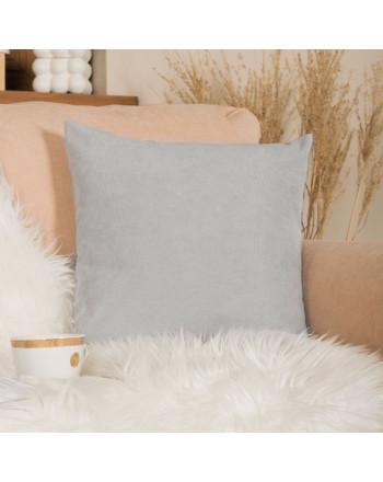 Miękka poszewka dekoracyjna kolor jasny szary rozmiar 40x40 cm Idalia