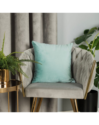 Poszewka welwetowa kolor miętowy Velvi