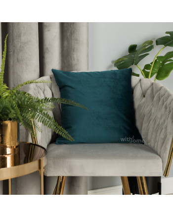 Poszewka welwetowa kolor turkusowy Velvi