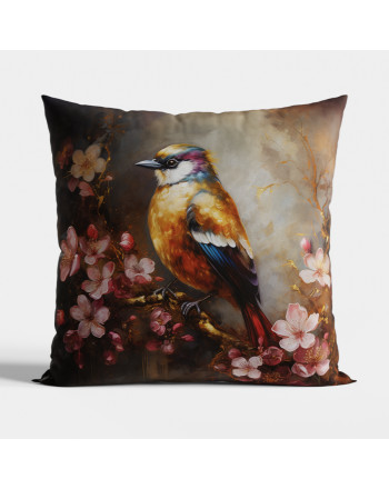 Dwustronna, dekoracyjna poszewka welwetowa Paloma w rozmiarze 40x40 cm, kolor różowy