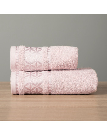 Różowy ręcznik bawełniany Paola