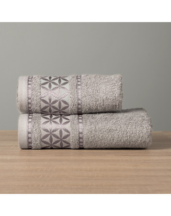 Szary ręcznik bawełniany Paola
