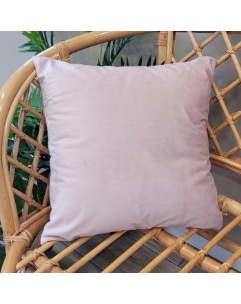 Poszewka welwetowa kolor jasny różowy Velvi