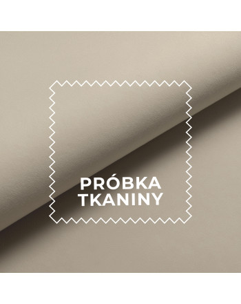 Próbka tkaniny MATT VELVET kolor 003 ciemny kremowy