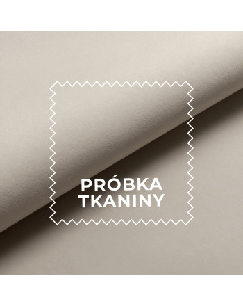 Próbka tkaniny MATT VELVET kolor 101 jasny kremowy