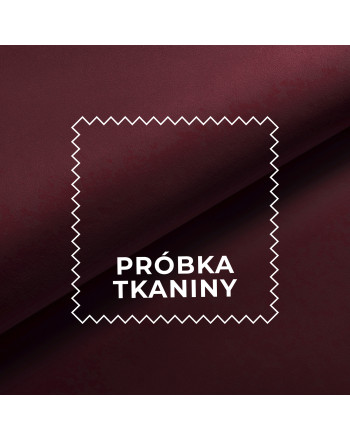 Próbka tkaniny MATT VELVET kolor 106 bordowy