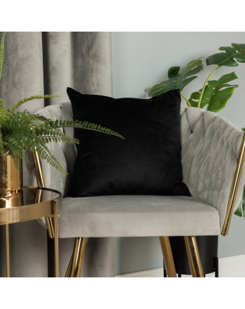 Poszewka welwetowa kolor czarny Velvi