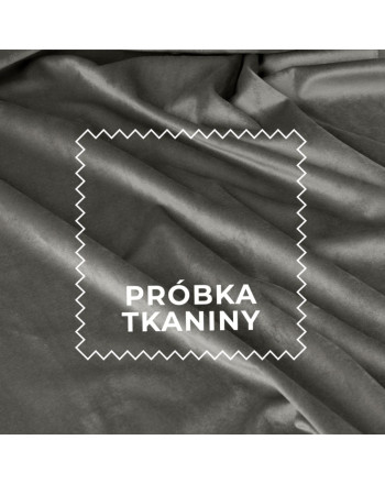 Próbka tkaniny Velvi kolor 006 ciemny szary; antracytowy
