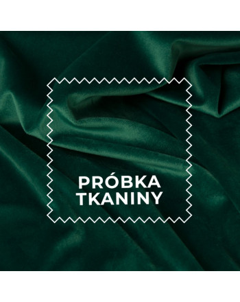 Próbka tkaniny Velvi kolor 010 ciemny zielony; butelkowy