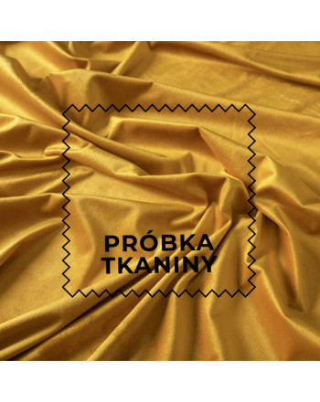 Próbka tkaniny Velvi kolor 019 szafranowy