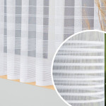 Firanka żakardowa z ołowianką, kolor biały, wysokość 160 cm, Tatiana - sprzedawana na metry