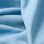 Welurowy materiał na zasłony, kolor baby blue, wysokość 290 cm, Milas - sprzedawany na metry