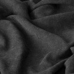 Welurowy materiał na zasłony, kolor ciepły grafitowy, wysokość 290 cm, Milas - sprzedawany na metry